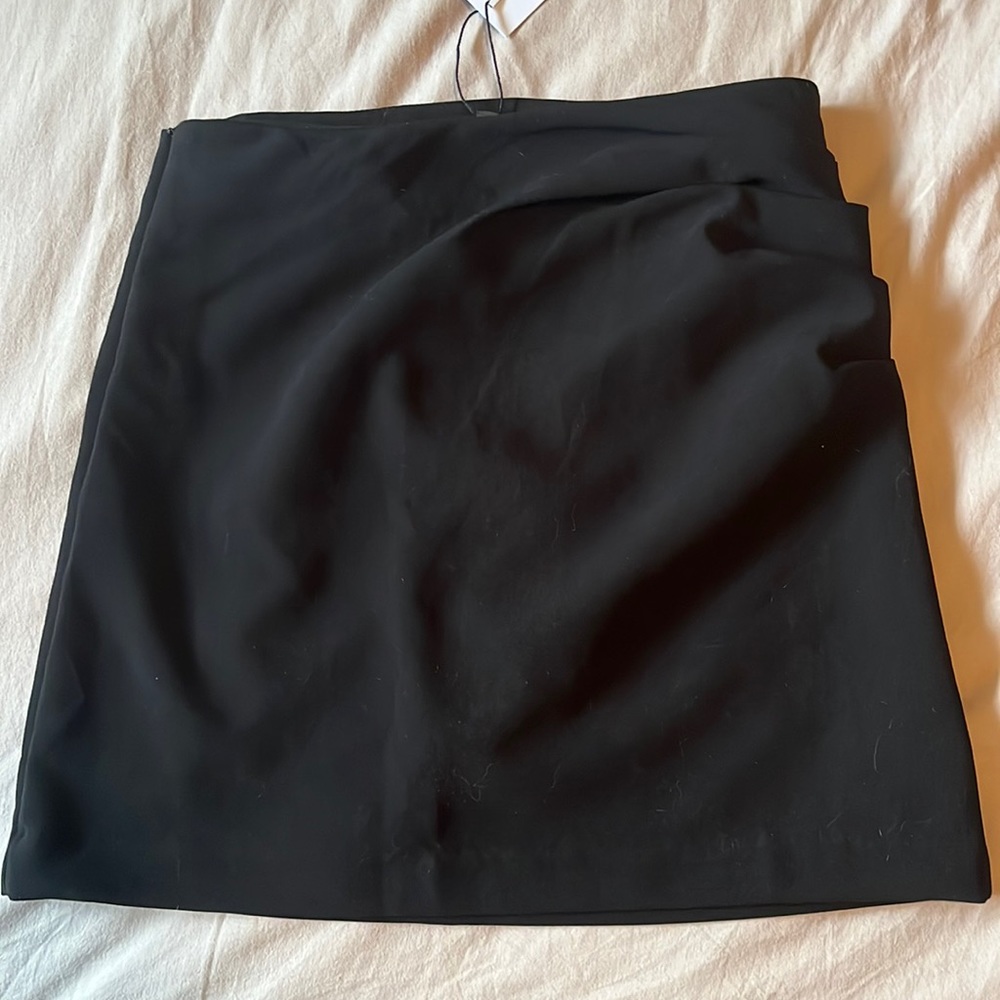 Black miniskirt